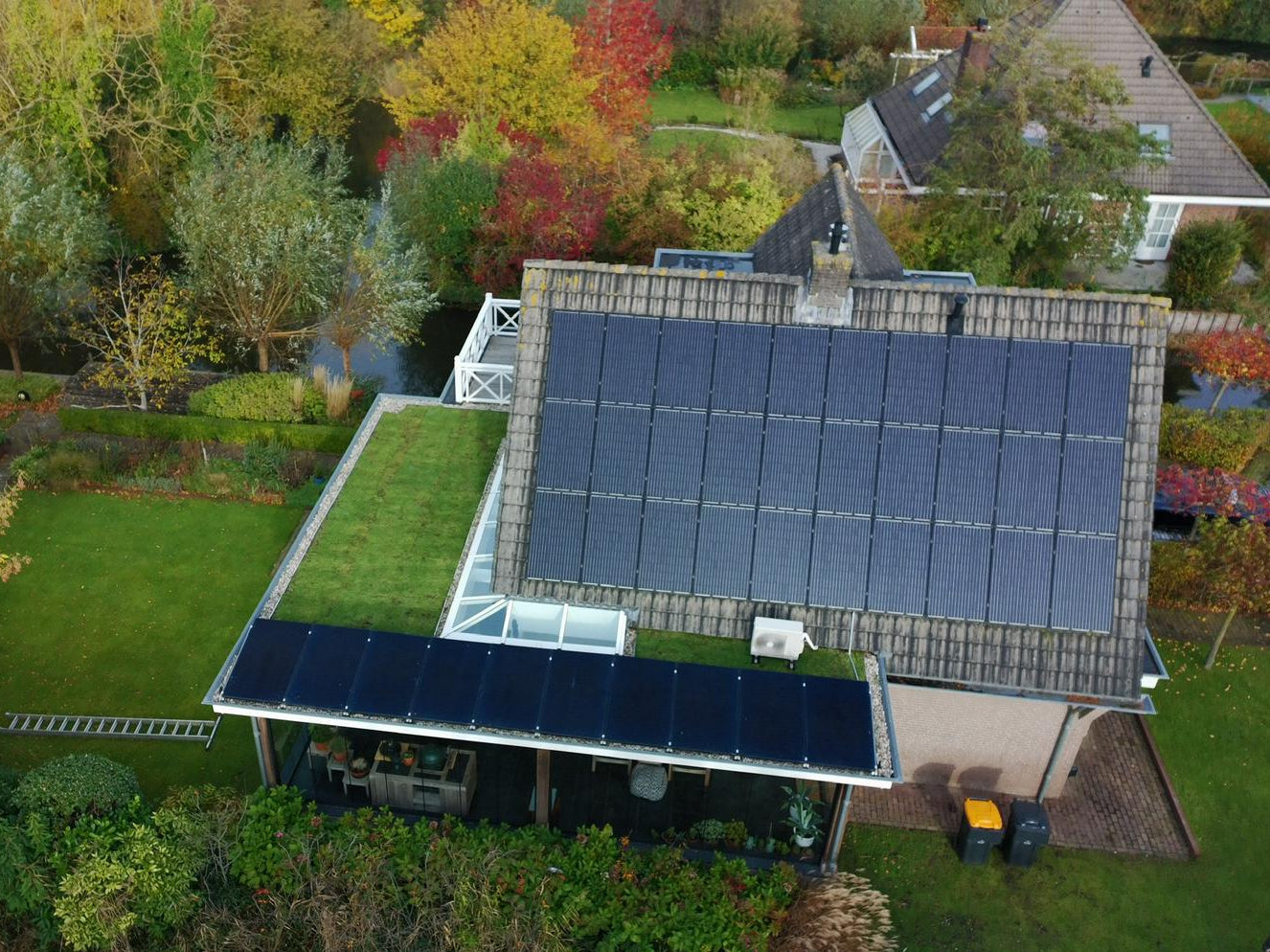 Lichtgewicht groendak op serre – Langedijk